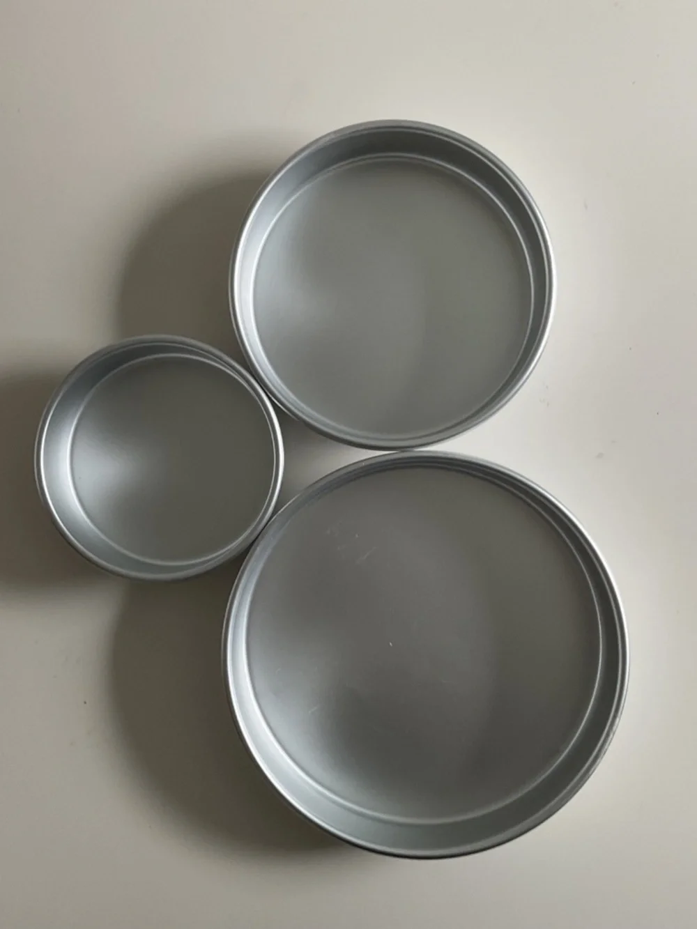 Wilton 3 Piece Round Cake Pan Set Aluminum Baking